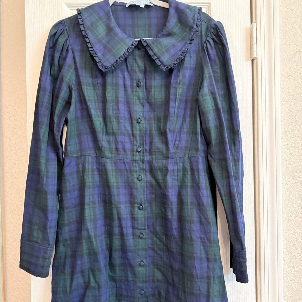 Hill House Home Hazel Dress in Blackwatch